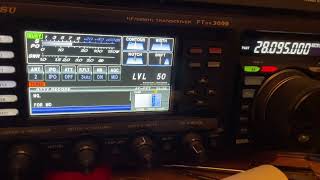 RTTY 10 Meters FTDX3000 YAESU [upl. by Angelle]