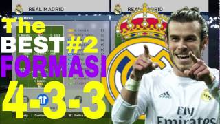 PES 20162017 Tutorial Formasi Terbaik Real Madrid 2  The BEST FORMATION Real Madrid [upl. by Hayifas]