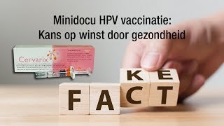 Minidocu HPV vaccinaties kans op winst door gezondheid [upl. by Cordier238]