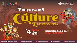 Banyuwangi Culture Everyweek Kecamatan Gambiran [upl. by Aihtnis]