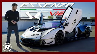 Lamborghini Essenza SCV12 Review Driving the last of the big Lambo V12s [upl. by Trout]