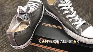 Converse All Star Low  Unboxing and on FEET [upl. by Leif]