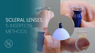 5 Insertion Methods for Scleral Lenses  Contacts with Conway [upl. by Mlehliw650]