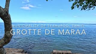 GROTTE DE MARAA TAHITI HD 1080p [upl. by Jemmy]