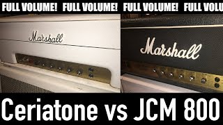 Marshall JCM 800 VS Ceriatone [upl. by Nytsuj]