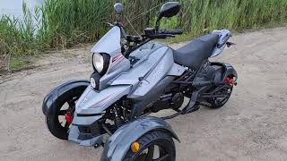 200cc Tryker Trike In Gray Color Check Out This Amazing Machine [upl. by Nolrac548]