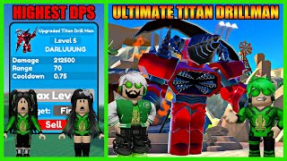 WOW Aku Berhasil Dapatkan Ultimate Upgrade Titan Drillman Bisa Menelan Skibidi Toilet [upl. by Jasper]