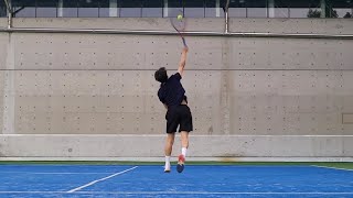 시작이반 서브 자세교정 tennis serve posture correction [upl. by Freya]