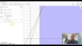 Løse ulikhet grafisk i geogebra [upl. by Helena]