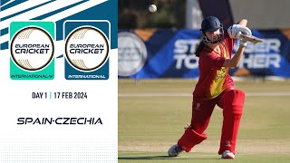 🔴 ECIW amp ECI SpainCzechia 2024  Day 1  T10 Live International Cricket  European Cricket [upl. by Duval]