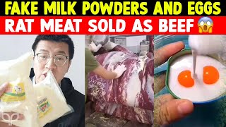 Counterfeit Foods In China Is Terrifying  Fake Milk Powders and Eggs Rat Meat Sold as Beef [upl. by Ahtis]