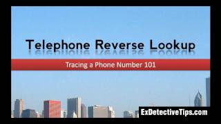 Telephone Reverse Lookup  Tracing a Phone Number 101 [upl. by Namolos173]