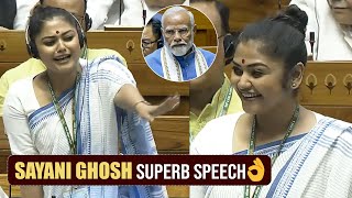 Sayani Ghosh Excellent Speech At Lok Sabha  Sayani Ghosh Latest Video  PM Modi  News Buzz [upl. by Foote418]