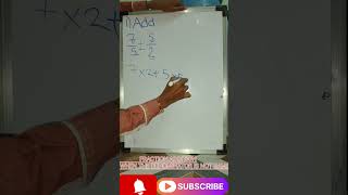 FRACTION ADDITION WHEN DENOMINATOR IS NOT SAMEYJAcademy VijayTelevision MurmePrashant01 [upl. by Mathre]