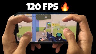 PUBG MOBILE 120 FPS 🤯 iPhone 13 Pro Max 🔥 HANDCAM 4 Finger  Full Gyro 6 [upl. by Naquin389]