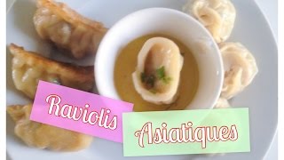 3 RECETTES DE RAVIOLIS ASIATIQUES [upl. by Sarad]