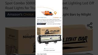 Nilight Led Light Bar 12Inch 300W Triple Row Flood Spot Combo 30000LM Bar Driving [upl. by Avram]