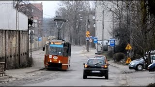 Tramwaje linii 24 trójkąt i ul Staszica [upl. by Effie]