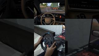 Driving a 2021 Cadillac Escalade in ETS2 ets2 ets2mods trendingshorts logitechg29 gaming [upl. by Stamata]