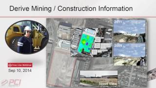 Geomatica 2014 and ArcGIS  Mining and Construction Applications with Imagery [upl. by Gnoh]