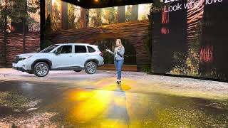 Reveal of 2025 Redesigned Subaru Forester with Presenter Kristin BauerGross [upl. by Christyna]