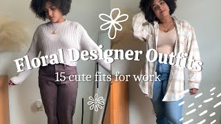 15 Outfits I wear as a Floral Designer [upl. by Ysnat624]