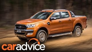 2016 Ford Ranger Wildtrak review  CarAdvice [upl. by Dole]