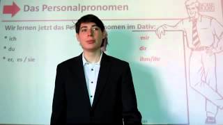 A1 Kap02 Personalpronomen im Dativ Deutsch lernen A1 [upl. by Apicella]