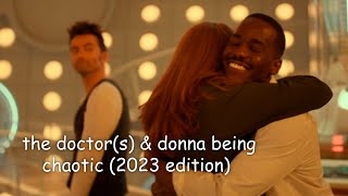 the doctor and donna being a chaotic duo 2023 edition [upl. by Aihseken]