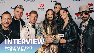 Backstreet Boys and Steve Aoki tell us the story of Let it Be Me at iHeartFestival 2019 [upl. by Alien44]