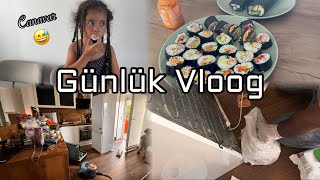 IKEADA KAHVALTİ  BU KOKUYA DAYANAMADIK MUTFAGI İNDİRDİK 🤮 KORKDUM ❌USTASI OLDUM SUSHİNİN🍱 [upl. by Nevaj]