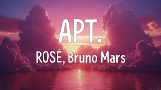 ROSÉ Bruno Mars  APT Mix Lyrics  Lady Gaga Loving Caliber Bruno Mars Lyrics [upl. by Garrot19]