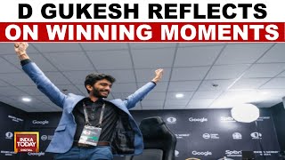 World Chess Champion D Gukesh Reflects On Winning Moment  India Today News [upl. by Eremihc]