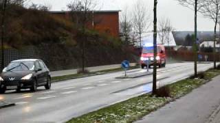 2 Fire vehicles in Hilleroed Denmark [upl. by Shayla]