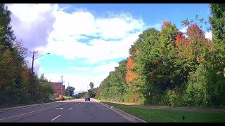 Autumn day in Fredericton New Brunswick Canada🚗 [upl. by Ainak]