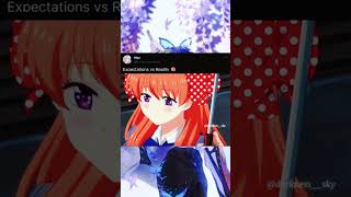 Expectations vs Reality 🤣  Monthly Girls Nozakikun  anime animeedit shorts [upl. by Breena]