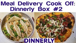 Meal Delivery Cook Off Dinnerly Box 2  Most Affordable Box [upl. by Elokcin]