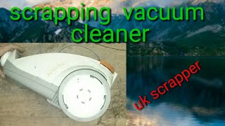 Scrapping a vacuum cleaner hoover to see what copper and other metals are inside [upl. by Wells]