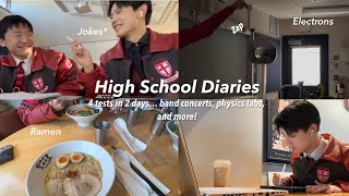 Study Vlog👨🏻‍💻🍜 High School day in my life finals prep fun with friends electrons amp more [upl. by Elah]