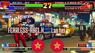 FT5 kof98 FEARLESSABELX MA vs Lao hei MA King of Fighters 98 Fightcade Mar 29 [upl. by Elime325]