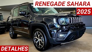 Novo Jeep Renegade Sahara T270 2025 chega por R173990 repleto de itens de conforto e tecnologia [upl. by Koffler]