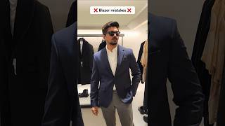 STOP Doing These Blazer Mistakes ❌️ blazer fashionmistakes howtowear shortsvideo mensfashion [upl. by Eidda]