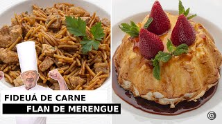 FIDEUÁ de CARNE y FLAN de MERENGUE  Cocina Abierta de Karlos Arguiñano [upl. by Paddy]