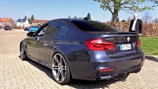 BMW M3 F80 30 Jahre Manhart MH3 550  REVS amp BURNOUT [upl. by Rebbecca733]