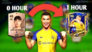 How Much OVR Can We Reach In 1 Hour In New FC Mobile Account [upl. by Rojas510]