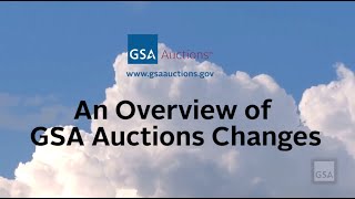 An Overview of GSA Auctions Changes [upl. by Blair534]