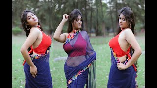 OUTDOOR SAREE FASHION VLOG  PUJA  SAREE LOVE  SAREE SUNDORI  ROHIT D HEARTTHROB  2024 [upl. by Ydroj]