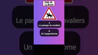 Le panneau de danger du code de la route test gratuit codedelaroute auto permisdeconduire [upl. by Gnilyarg757]