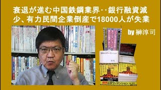 衰退が進む中国鉄鋼業界‥銀行融資減少、有力民間企業倒産で18000人が失業 by榊淳司 [upl. by Anirdua]