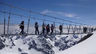 Mount Titlis Switzerland the Rotair cable car the Ice Flyer and being Elsa from Frozen [upl. by Isoais522]